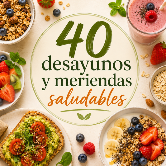 40 desayunos y meriendas saludables
